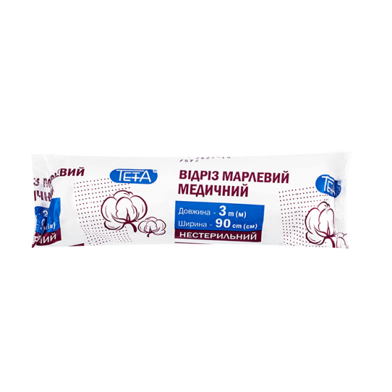 Відріз марлевий медичний нестерильний Teta® 3м х 90см